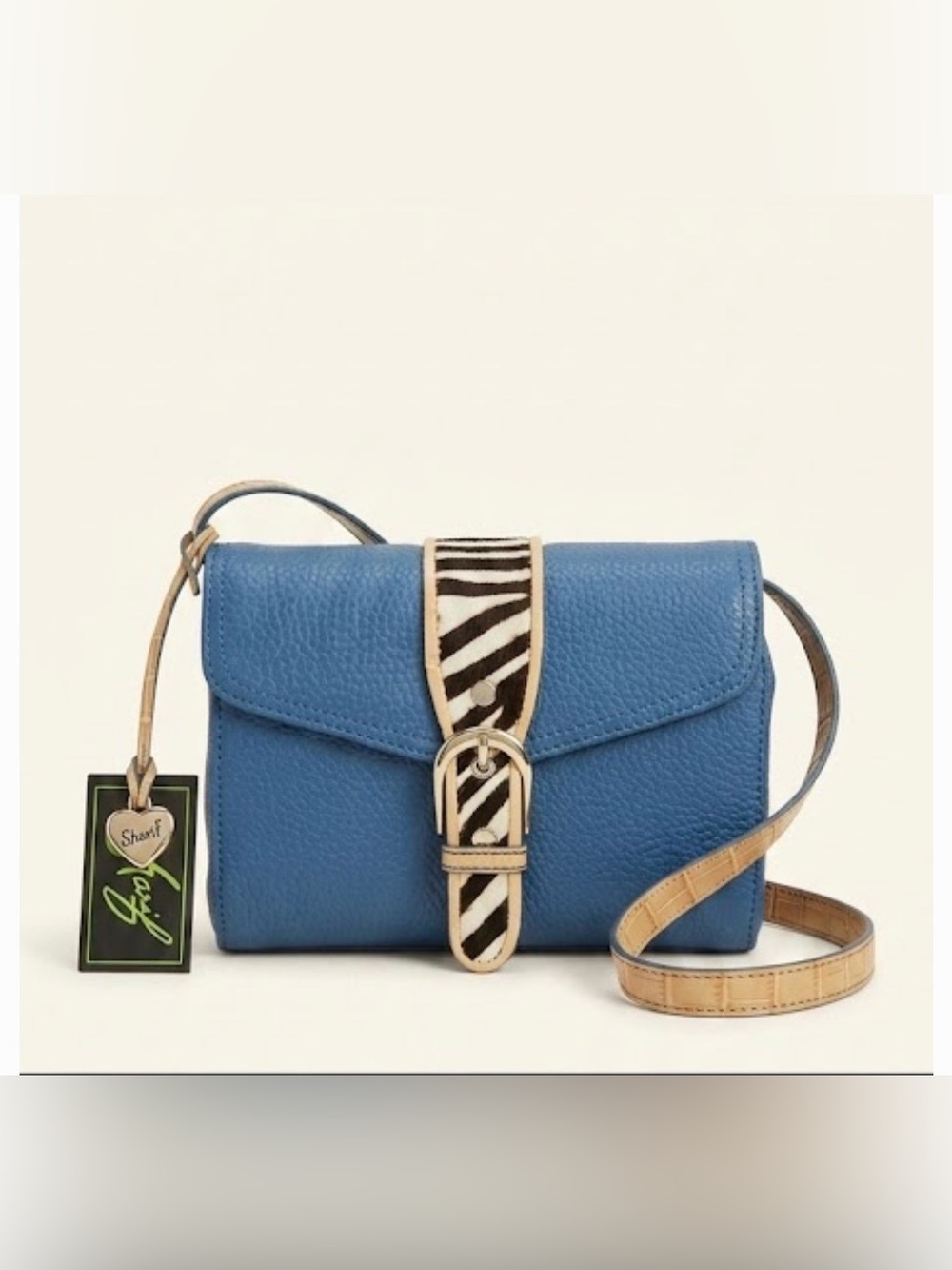 RARE COLLECTOR'S ITEM | Sharif NY Premium Leather & Calf Hair Crossbody Bag